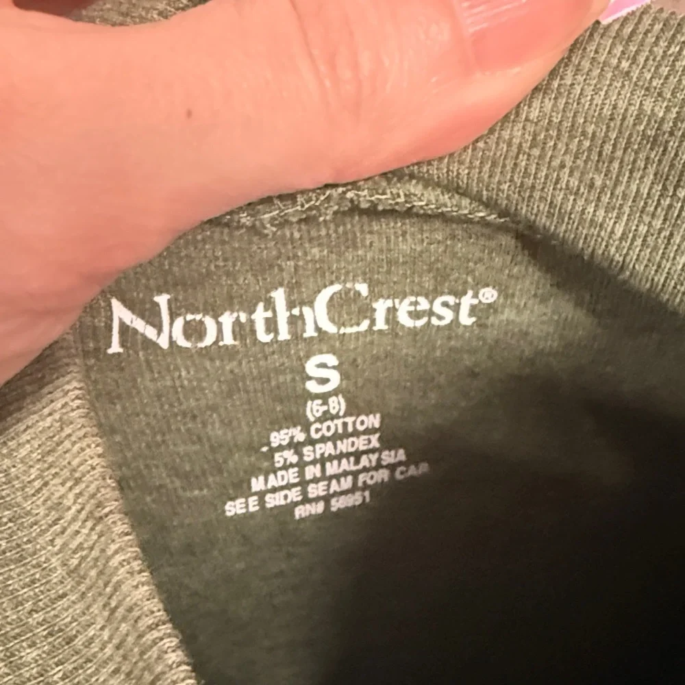 Northcrest Sage Green Long Sleeve Women's Tee